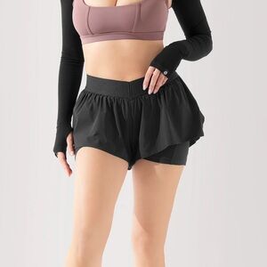 Black Women's Athletic Shorts